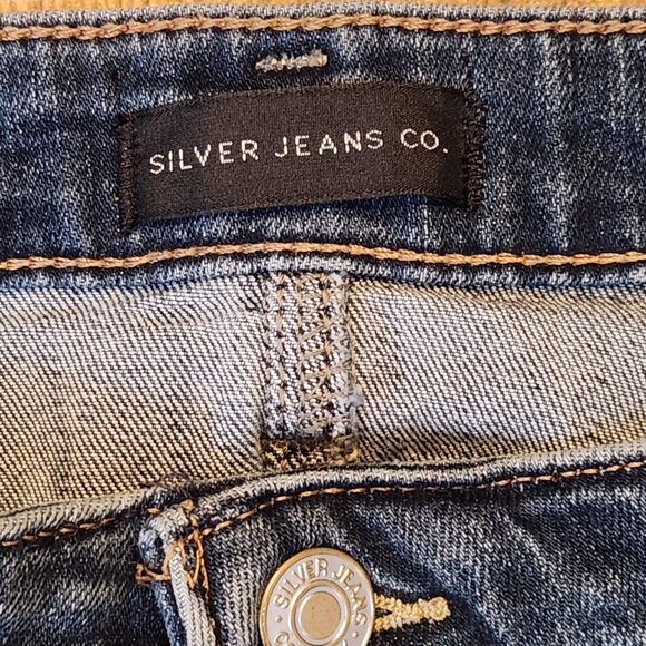 SILVER JEANS - Most Wanted Straight Leg Jeans - Sz 20 - Picture 7 of 9